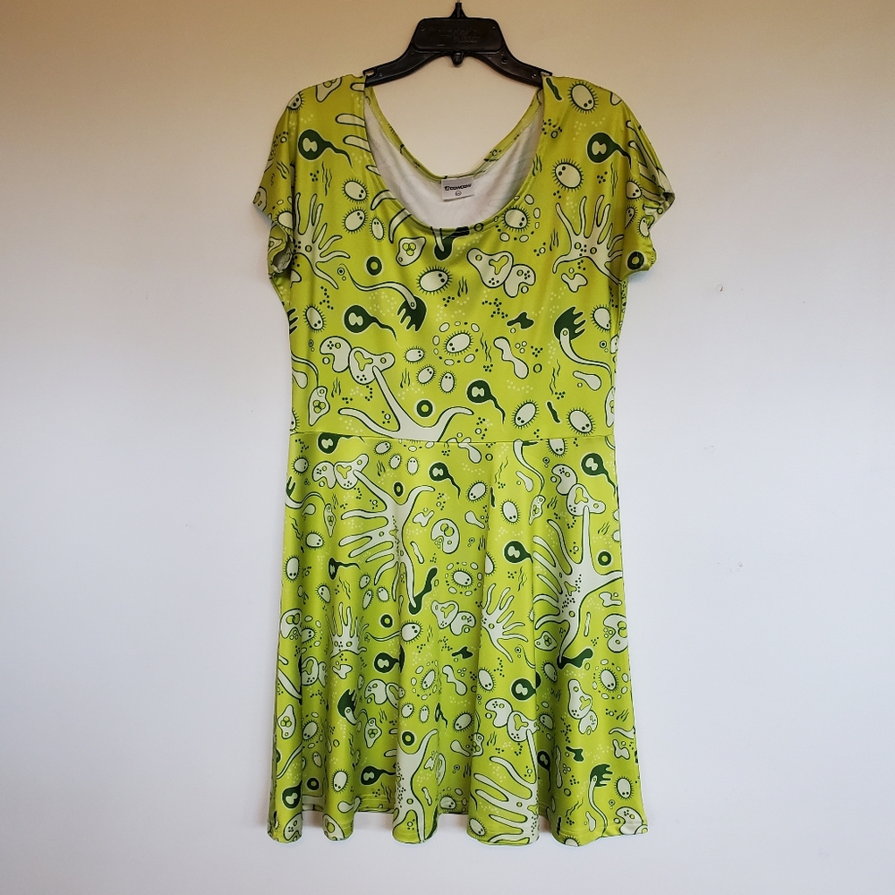 Ms. Frizzle amoeba science skater dress